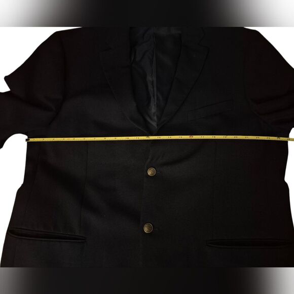Vintage Dockers Men's Classic Black Anchor Button Blazer - Size 48L - Picture 3 of 8